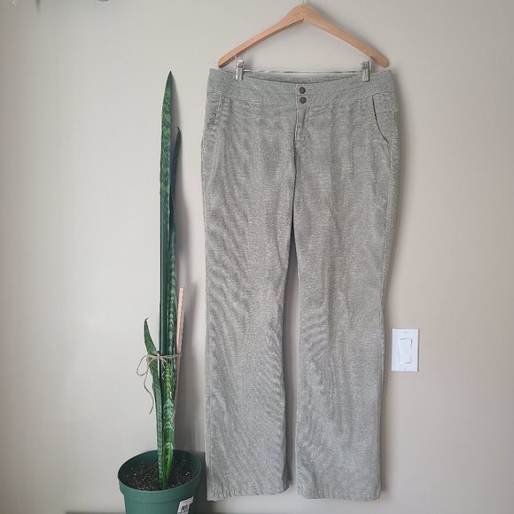 WOOLRICH | Beige Corduroy Bootcut Pants – Women’s Size 14 - Picture 2 of 7